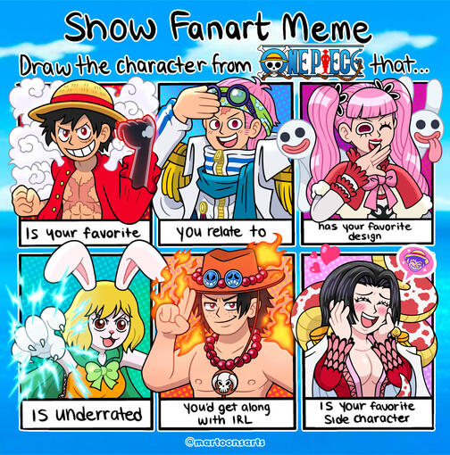 Show Fanart Meme: OP Edition