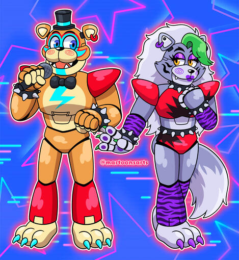 FNAF: Glamrock Freddy &amp; Roxanne